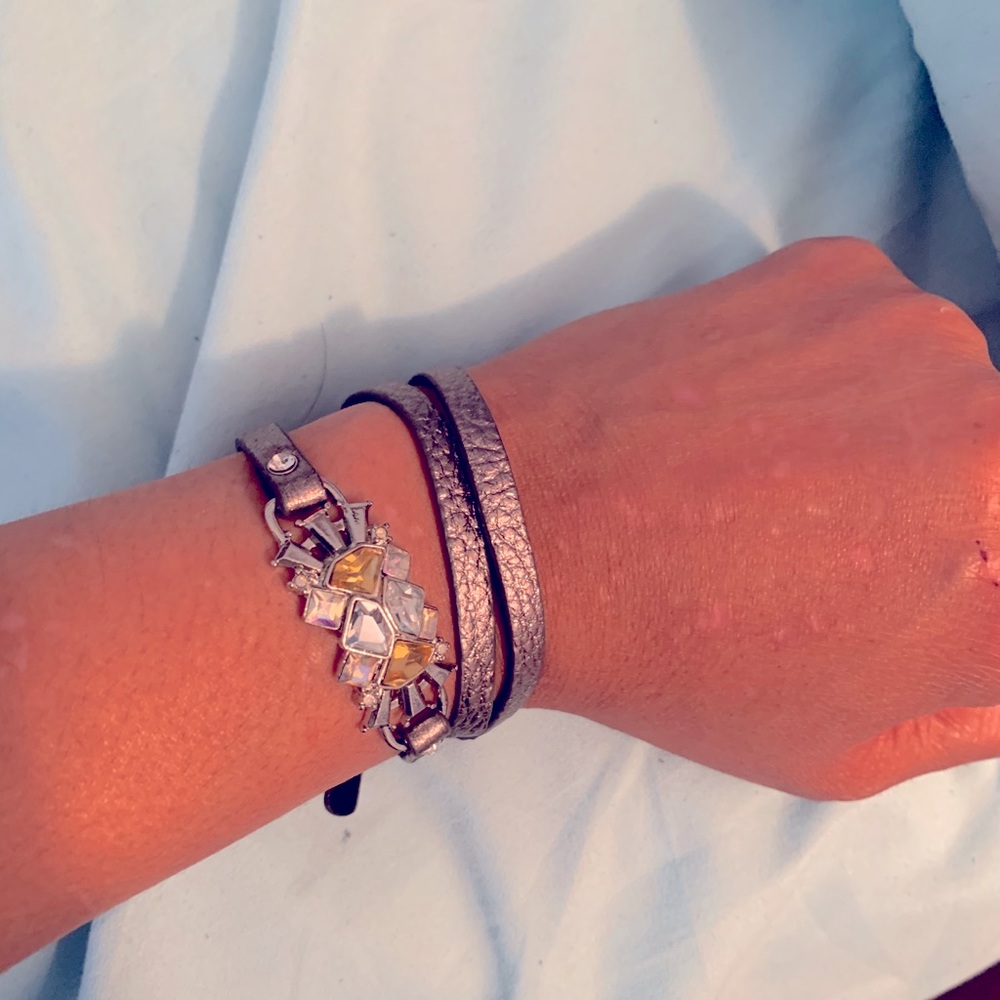 Celestial Frost Leather Wrap